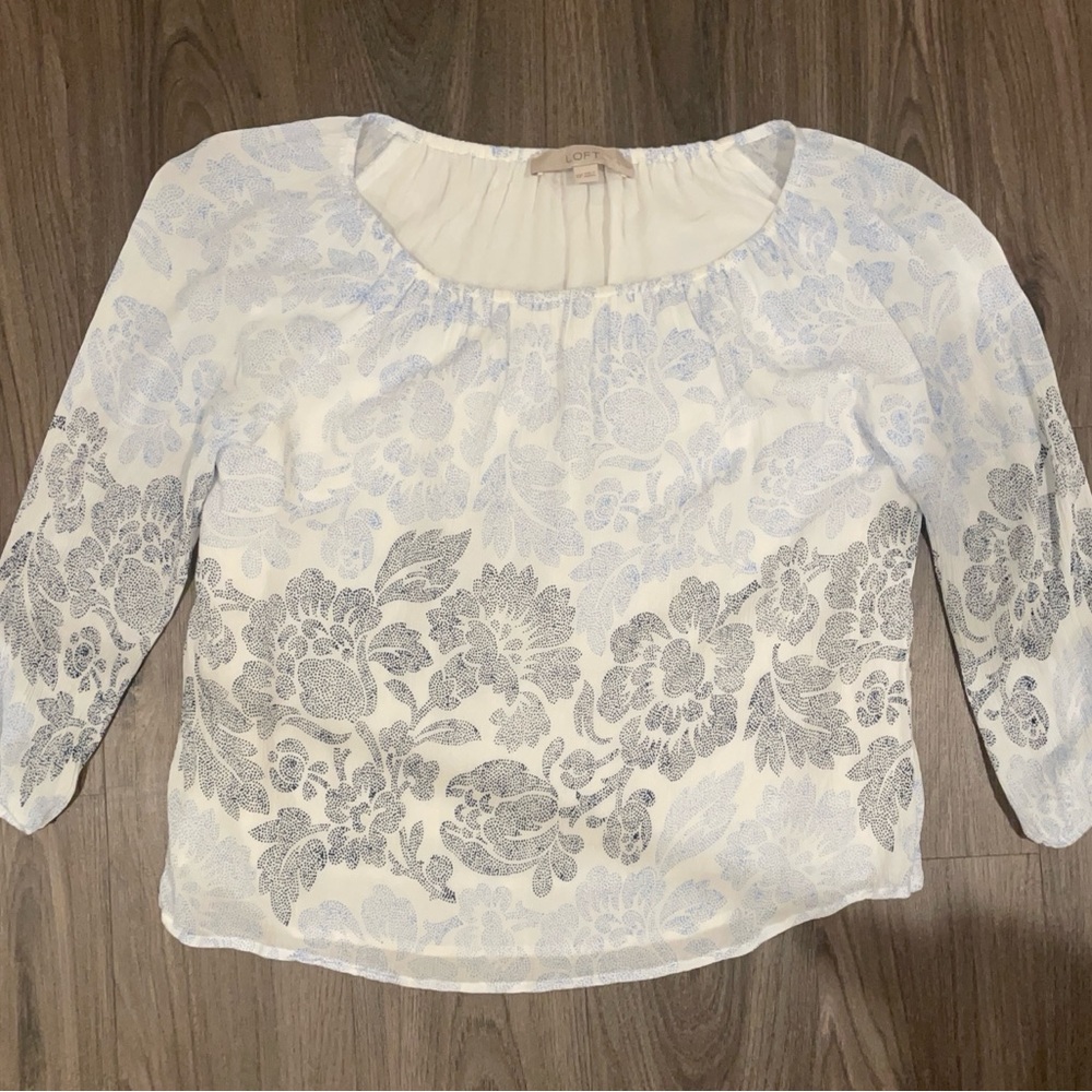 Floral Patterned Women's Top